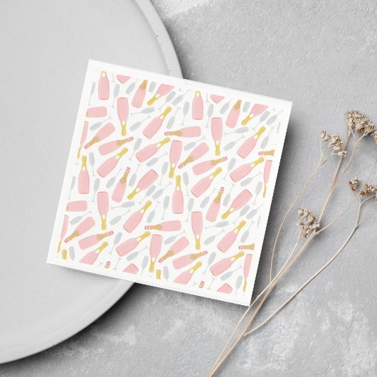 Champagne & Bubbles Musterpapier Napkins Serviette
