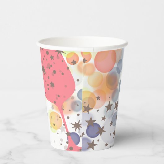 Champagne Bubbles Pappbecher (Rechts)