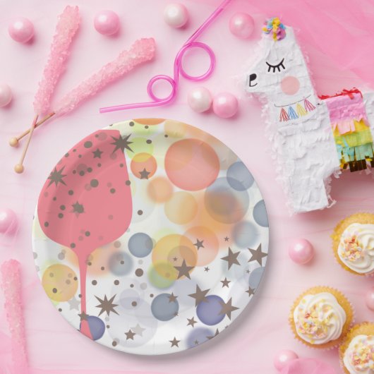 Champagne Bubbles Pappteller (Party)