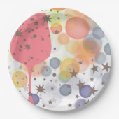Champagne Bubbles Pappteller (Vorderseite)