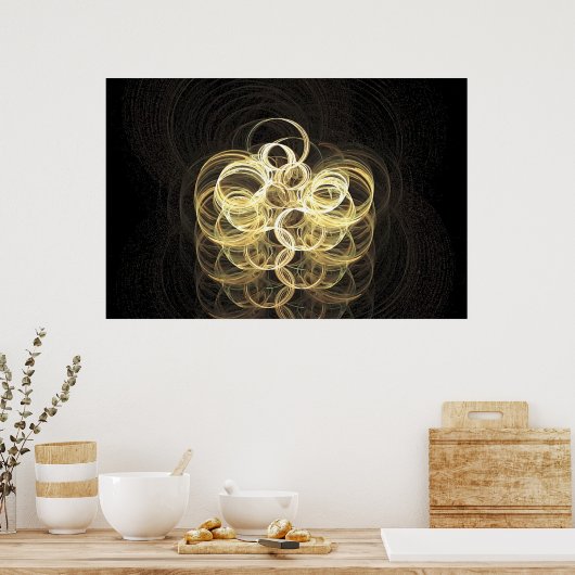 Champagne Bubbles Poster (Küche)
