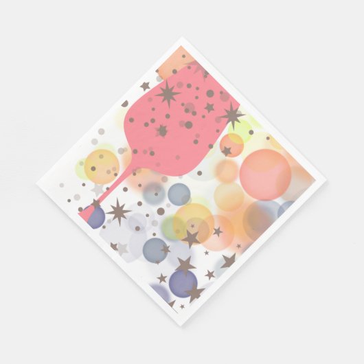 Champagne Bubbles Serviette (Ecke)