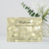 Champagne Bubbles UAWG RSVP Karte (Stehend Vorderseite)