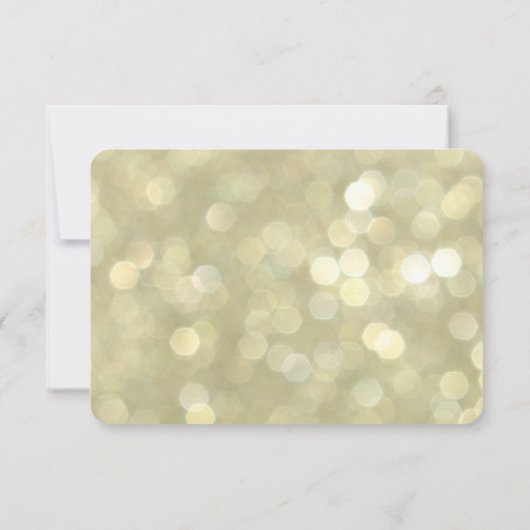 Champagne Bubbles UAWG RSVP Karte (Rückseite)