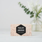 Champagne Bubbles Visitenkarte (Stehend Vorderseite)