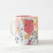 Champagne Bubbles Zweifarbige Tasse (Vorderseite Links)