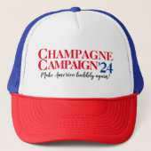 Champagne Campaign Hat Truckerkappe (Vorderseite)