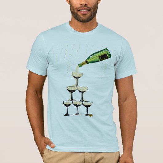 Champagne Cascade T T-Shirt (Vorderseite)