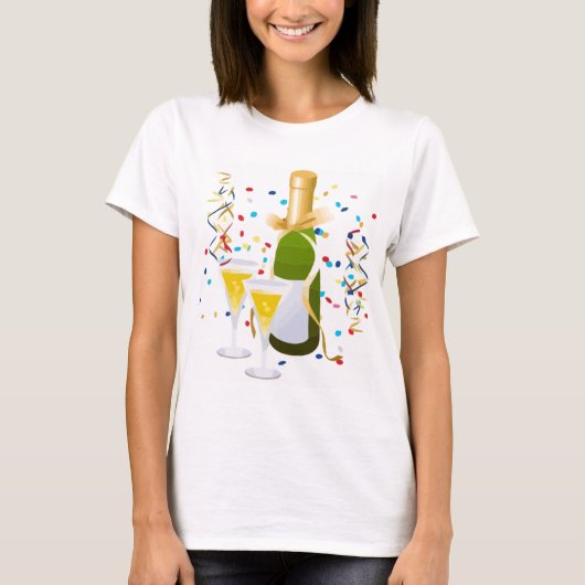 Champagne Celebration T-Shirt (Vorderseite)