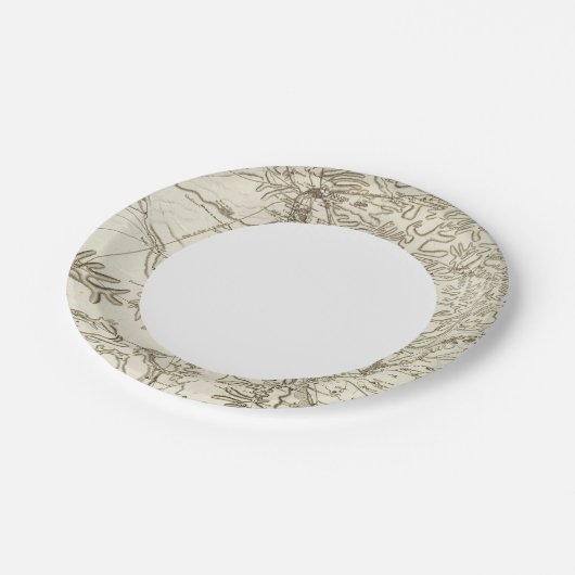 Champagne Chalonsen Pappteller (Schrägansicht)