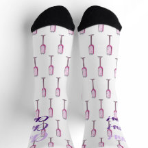 Champagne Cheers Crew Socks