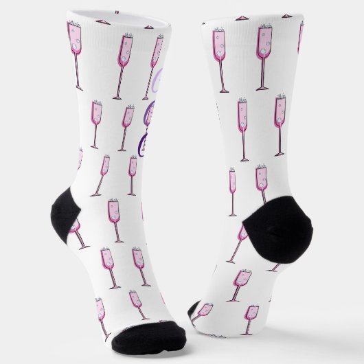 Champagne Cheers Crew Socks Socken (Gewinkelt)