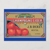 Champagne Cider Vintag Apple Crate