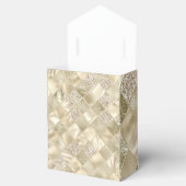 Champagne Color Diamond Muster Geschenkschachtel (Geöffnet)