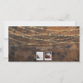 Champagne Cork 2021 Neujahr Rustikal Save the Date (Rückseite)