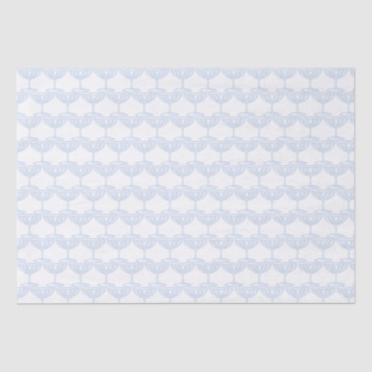 Champagne Coups Tower Neujahrsbesetzung Party Seidenpapier (Vorderseite)