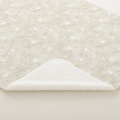 Champagne Cream Sand Glitter  Sherpadecke (3/4)