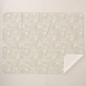 Champagne Cream Sand Glitter  Sherpadecke (Vorderseite (Horizontal))