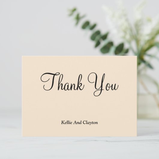 Champagne Danke, Cards (Stehend Vorderseite)