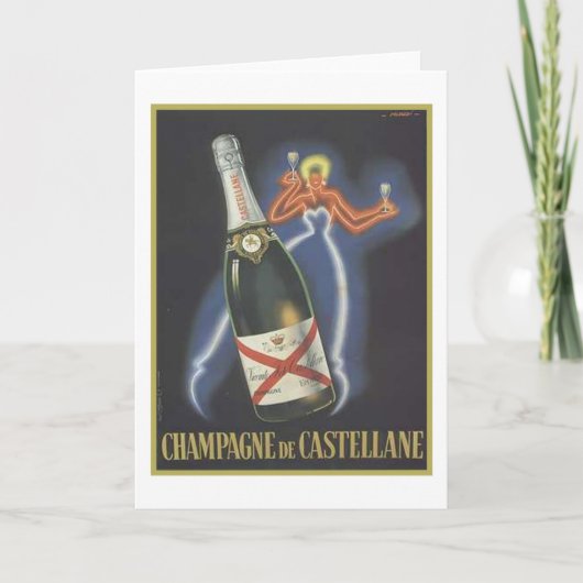 Champagne de Castellane Karte (Vorderseite)