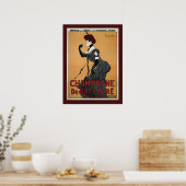Champagne De Rochegre ~ Leonetto Cappiello 1902 Poster (Küche)