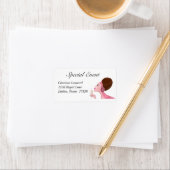 "Champagne Diva" Adressaufkleber (Insitu)