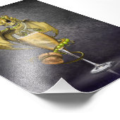 Champagne Dragon 4x6 Print Fotodruck (Ecke)