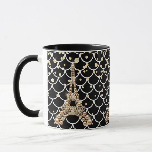 Champagne Eiffel Tower Tasse (Links)