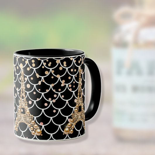Champagne Eiffel Tower Tasse