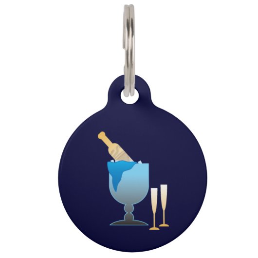 Champagne-Eimer-Haustier-Umbau Tiermarke (Vorderseite)