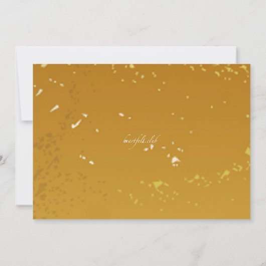 Champagne-Feier-Einladung Einladung (Rückseite)