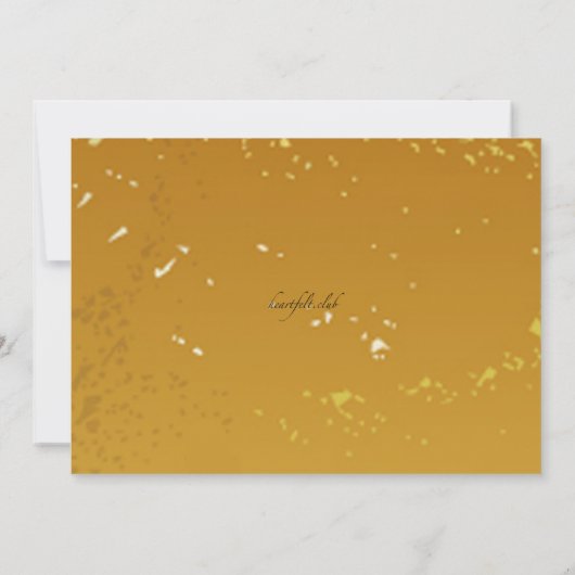 Champagne-Feier-Einladung Einladung (Rückseite)