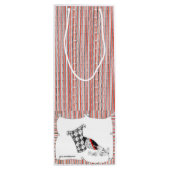 Champagne-Feier Geschenktüte Für Weinflaschen (Rückseite)