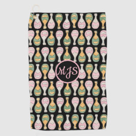 Champagne Flasche Muster Ladys Golfhandtuch
