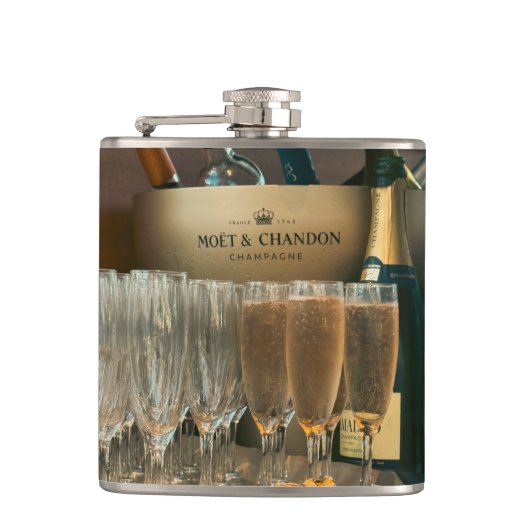 Champagne flask flachmann (Vorderseite)