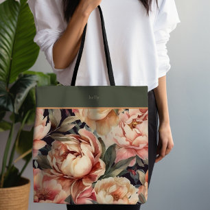 Champagne Floral Tasche