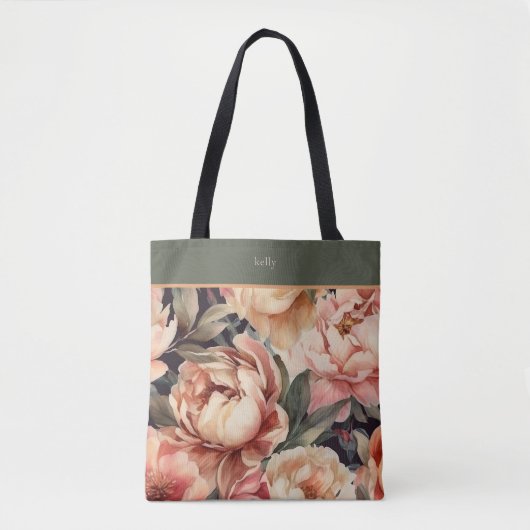 Champagne Floral Tasche (Vorderseite)