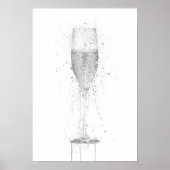 Champagne Flute Poster (Vorne)