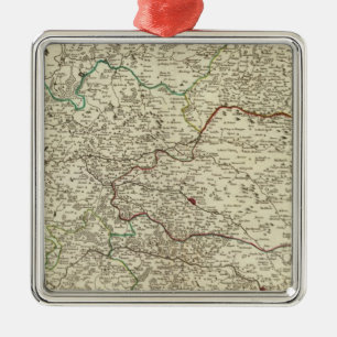 Champagne, Frankreich 3 Silbernes Ornament