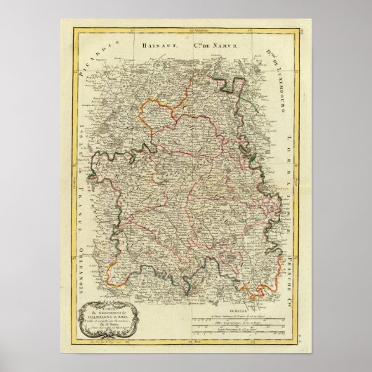 Champagne, Frankreich Poster (Vorne)