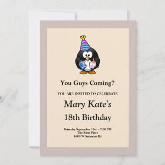 Champagne Gerahmt Funny Birthday Party Einladung