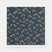 Champagne Gipskraut Scatter Paper Napkin Serviette (Vorderseite)