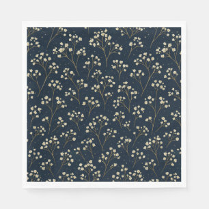 Champagne Gipskraut Scatter Paper Napkin Serviette