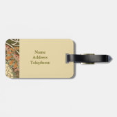 Champagne Girl Alphonse Mucha Gepäcktag Gepäckanhänger (Rückseite horizontal)