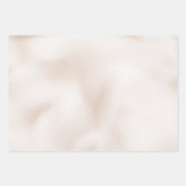 Champagne Glam Blush Glitzer Herz    Geschenkpapier Set (Vorderseite 3)