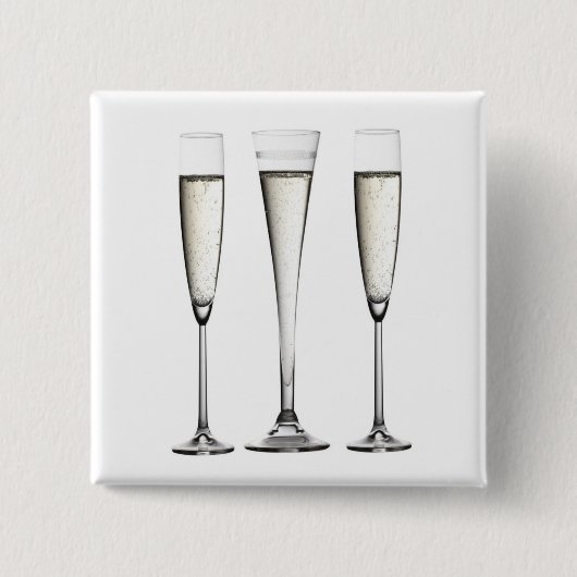 Champagne-Gläser Button (Vorderseite)
