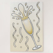 Champagne Glass Cup Puzzle (Vertikal)