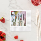 Champagne Glass Toast Serviette (Beispiel)