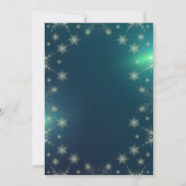 Champagne Glass Tree, Green Company Party Einladung (Rückseite)