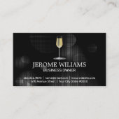 Champagne Glass Visitenkarte (Vorderseite)